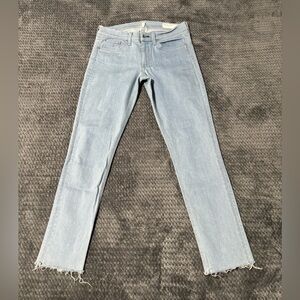Rag & Bone Light Wash Skinny Jeans Size 28